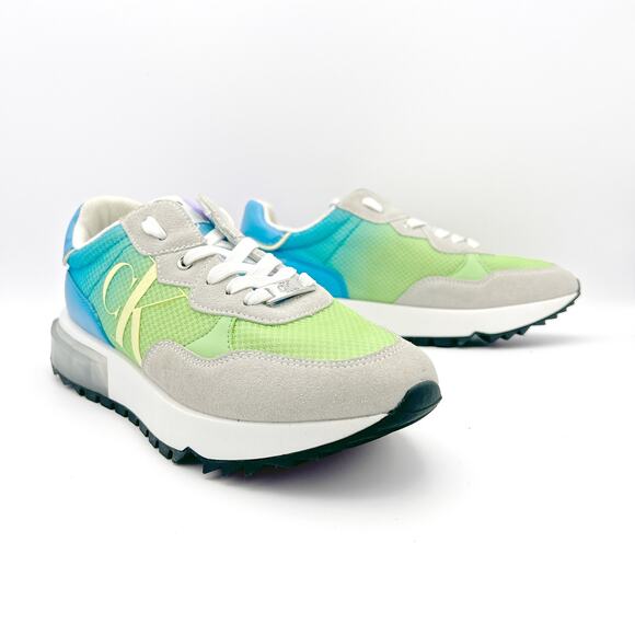 NWOT CALVIN KLEIN Women's Lace-Up Magalee Sneaker (Blue Crush 420 | Size 7M) - Picture 3 of 11